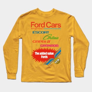 1975 FORD CARS CATALOGUE Long Sleeve T-Shirt